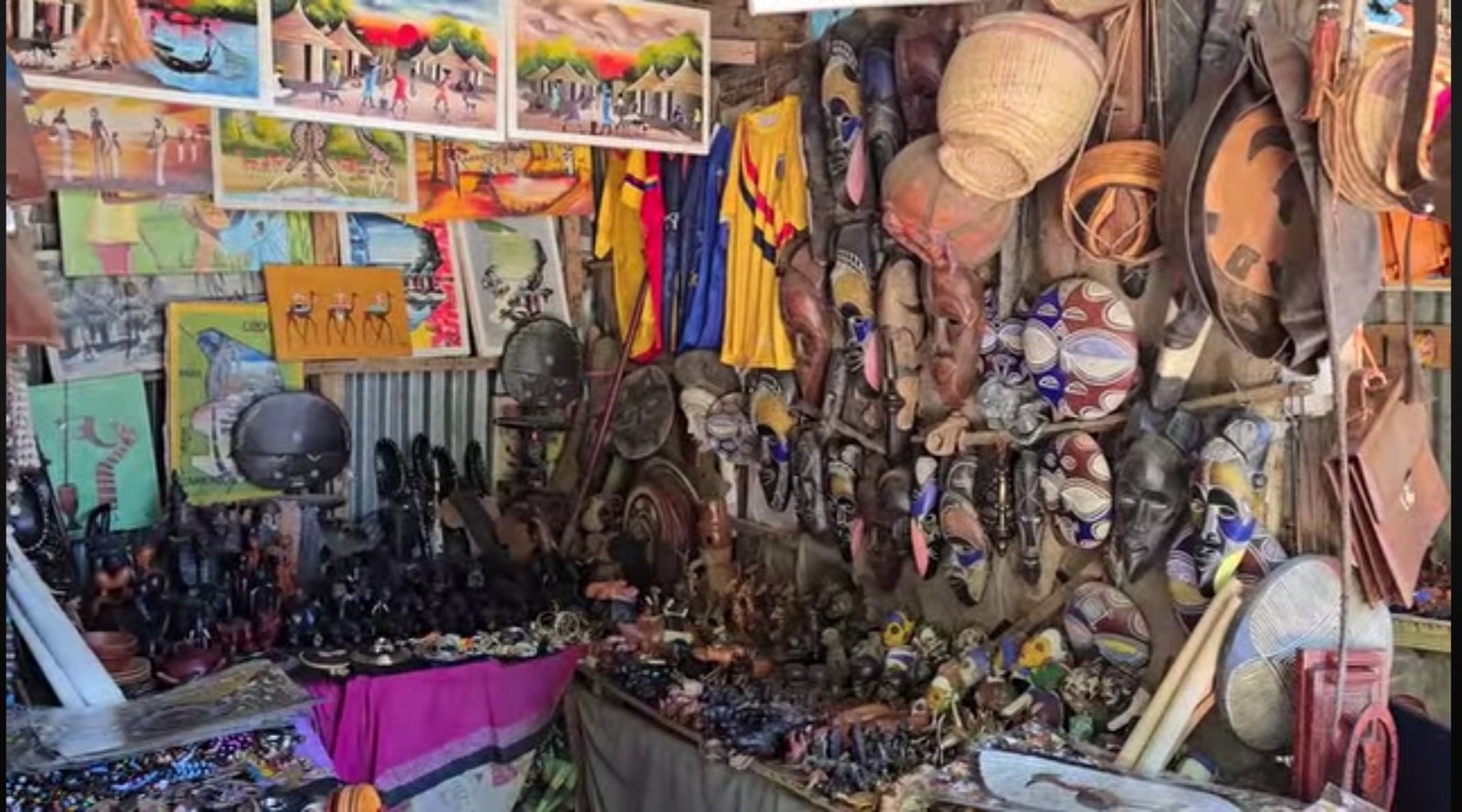 Marché artisanal – artisanat africain